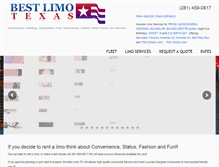 Tablet Screenshot of bestlimotx.com